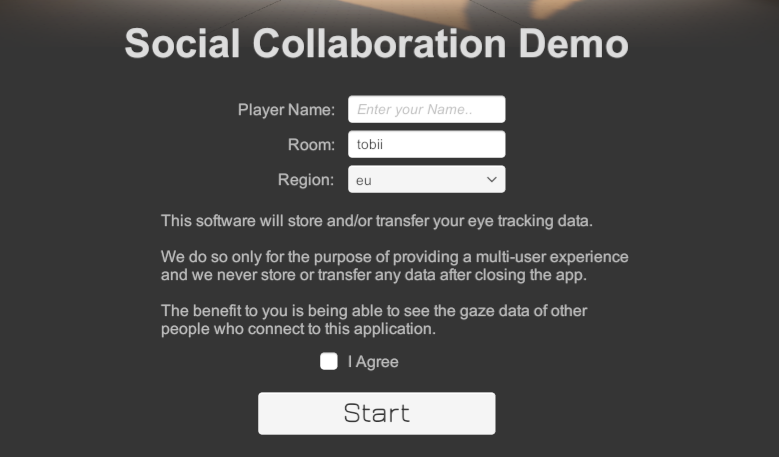 A desktop user acceptance UI